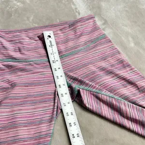 Lululemon Wunder Under Crop III Leggings Women's 6 Luxtreme Menthol Pink Green thumbnail 7