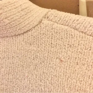 Kim Rogers Signature Knited Button Front Chenille Cardigan‎ Sweater Cream large thumbnail 5