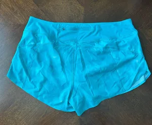 Athleta Run With It 3.5" Shorts Green XL thumbnail 2