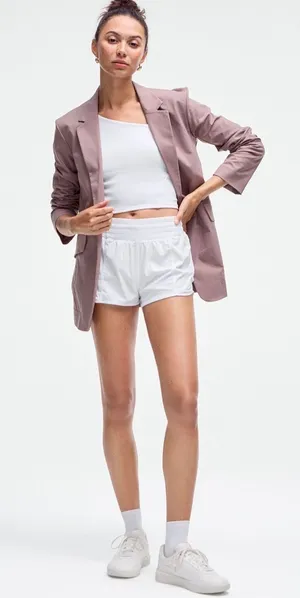 Lululemon Hotty Hot High-Rise 2.5" White thumbnail 1
