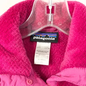 Patagonia XS Fleece Pullover Hot‎ Pink Gorpcore Preppy Maximalism Athleisure C thumbnail 3