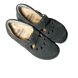 Finn Comfort Women's Soft Tofino T-Strap Shoe Tundra Nubuck Leather Clog EU 36 thumbnail 3
