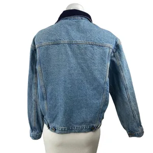 Brandy Melville J Galt Women's Blue Long Sleeve Button Up Denim Jean Jacket Sz S thumbnail 4