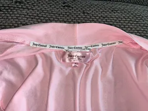 Juicy Couture Light Pink Short Robe, Sz S thumbnail 5