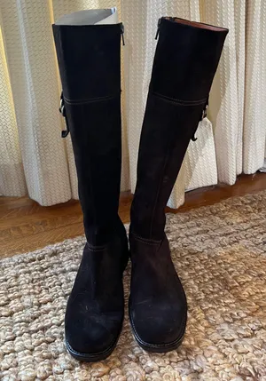 Luca Ferri New Brown Suede leather boots size 37 All messages are welcomed Open to offer Pm if you have questions thumbnail 1
