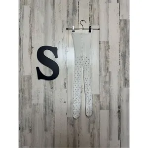 White polkadot pantyhose White thumbnail 2