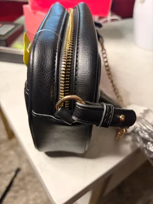 & Other Stories YSHUO Quilted Black Crossbody Bag with Gold Chain thumbnail 4