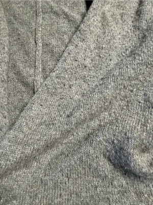Brandy Melville Grey Cozy Open-Front Women’s Sweater Cardigan Cotton Wool Blend thumbnail 3