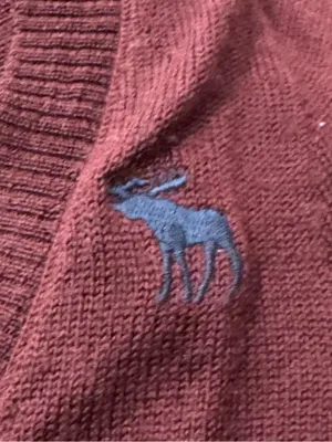 Abercrombie and Fitch Y2K Wool V-Neck Sweater Women’s Medium thumbnail 4