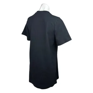 COS Black 100% Cotton Short Sleeve Plain Mock Neck Mini T Shirt Dress Size XS thumbnail 6