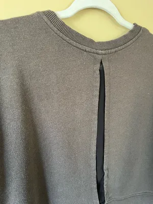 All Saints Short Sleeve Cropped Sweatshirt Shirt thumbnail 7