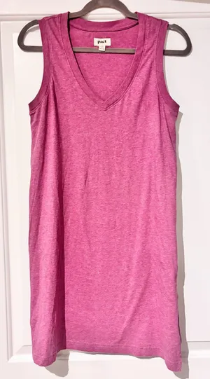 Pact organic vneck tank dress thumbnail 1