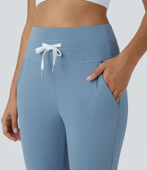 Soft Blue Halara Cuffed Joggers/Scrubs thumbnail 1