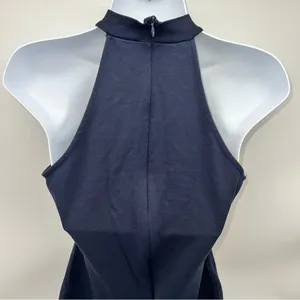 Rolla Coster Midnight Navy Blue Racer Back Sleeveless Above the Knees Dress-L thumbnail 5