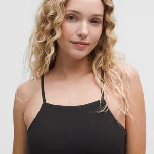 Lululemon Align Side-Slit Cami Strap Dress 6 Black NWT thumbnail 5