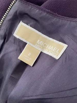 Michael Kors Vertical Zipper Back Sheath‎ Sleeveless Dress thumbnail 4