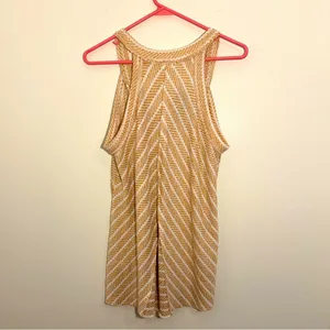BKE Tan and Cream Knit Tank Top NWT thumbnail 4