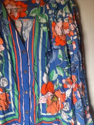 Anthropologie‎ Maeve Elan Scarf Printed Blouse thumbnail 2