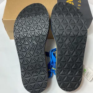 Teva blue unicorn Flatform platform sandals size 9 NIB thumbnail 5