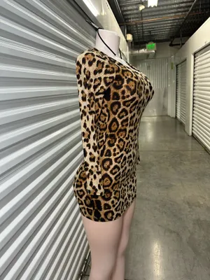Leopard Print Mini Dress 🐆 | DIY Sexy Leopard Halloween Costume thumbnail 3