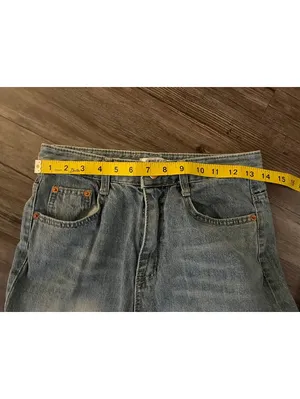 Lewkin Korea Light Wash Wide Leg Baggy Jeans Sz 28 thumbnail 4