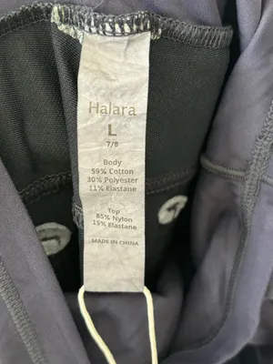 Halara Maternity Blue Stretchy Jean Jeggings Over Belly Panel thumbnail 8