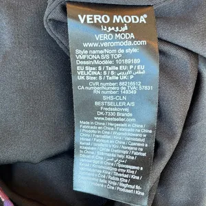 Vero Moda Velvet Floral Lined Dressy Top thumbnail 10