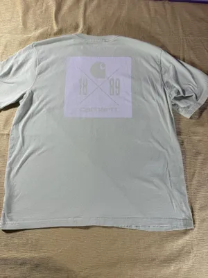 Carhartt 1889 Pocket T Shirt Men’s 2XL Relaxed Fit Green Workwear Graphic thumbnail 7
