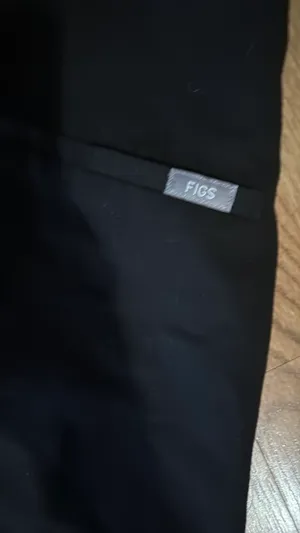 FIGS Scrub Top Technical Collection Black thumbnail 3