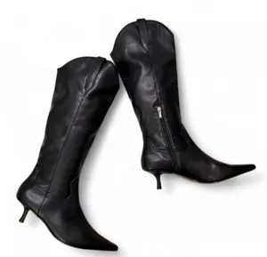 Steven By Steve Madden Britt Black Knee-High Boots thumbnail 1