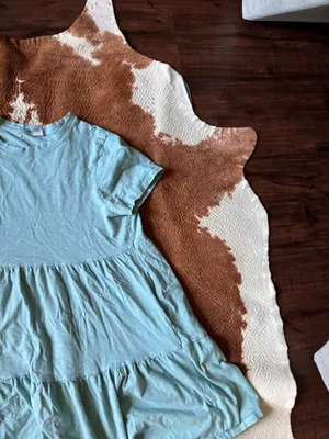 Old Navy tiered tee shirt dress size large 100% cotton thumbnail 3