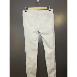Free People Distressed Skinny Jeans Womens 27 White Slim Stretch Denim thumbnail 4