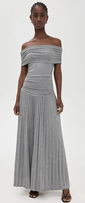 Lioness Field of Dreams Maxi Dress Size S Grey Original Price $109 thumbnail 1