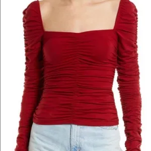 NWT reformation esra‎ Queen Anne neck top L thumbnail 1