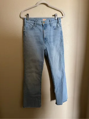 MOTHER The hustler ankle fray jeans size 29 in lost art thumbnail 4