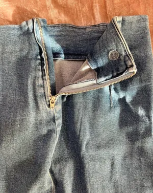 Workshop Republic Clothing High Waisted Denim Pencil Skirt thumbnail 3