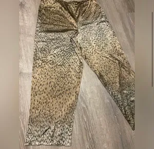 Victorias Secret Satiny Animal Print Lounge | Pajama Set thumbnail 4