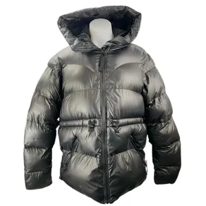 Hunter Women's Black Insulated Full Zip Hooded Winter Puffer Coat Jacket Size S thumbnail 1