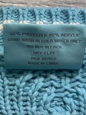 Taylor Swift Blue White 1989 Cardigan Sweater Collegiate Academic Swiftie Size S thumbnail 5