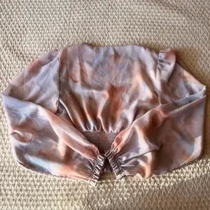 Aritzia Wilfred Wistful Blouse in Watercolor in S thumbnail 2