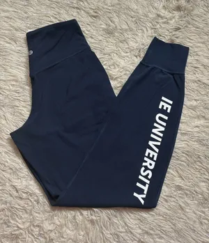 lululemon athletica Navy Women’s High-Waist Joggers with Subtle Logo Size 4 thumbnail 1