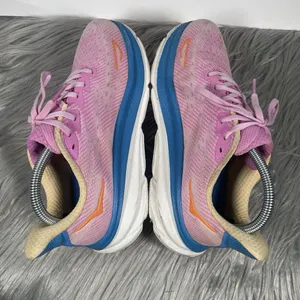 Hoka One Clifton 9 Womens Size 8 Shoes Pink Running Sneakers Athletic thumbnail 5
