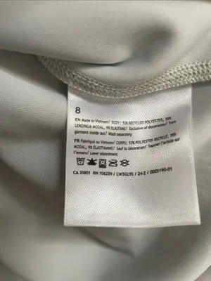 LULULEMON Softstreme Perfectly Oversized Cropped Crew in Vapor Size 8 thumbnail 6