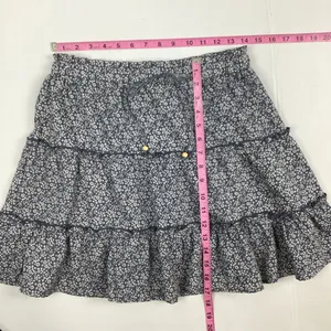 Prómesa Ruffle Tiered Floral Mini Skirt Boho Festival Size Medium thumbnail 3