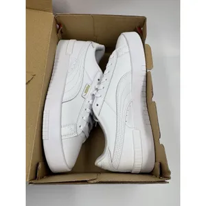 PUMA Court Sneaker, White, Women's Casual Low Top Leather Shoes Size 10 thumbnail 16