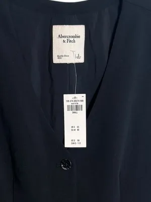 Abercrombie Mara Vest Mini Dress in black NWT S thumbnail 5