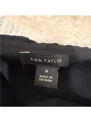 Ann Taylor Black One Shoulder Top NWOT thumbnail 6