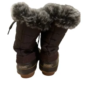 KHOMBU Nordic-Brown Waterproof Women's Winter Snow Boots Size 7 thumbnail 5
