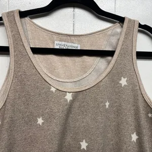 Live Love Lounge Star Print Women's Tank Sweater Size XL Stretch thumbnail 3