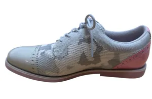 G/FORE Gallivanter Camo Knit Spikeless Golf Shoes Gray Pink Women’s US 8 EU39 thumbnail 1